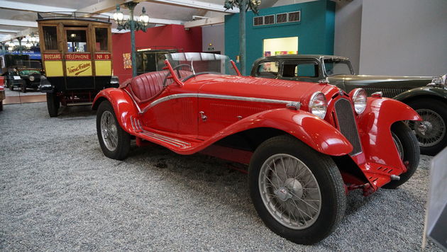 Alfa Romeo Roadster Type 8C 2.6 liter (1933) topsnelheid 190 km\/u
