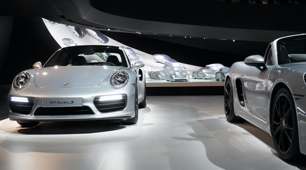 Porsche in Autostadt, 3 modellen that`s it