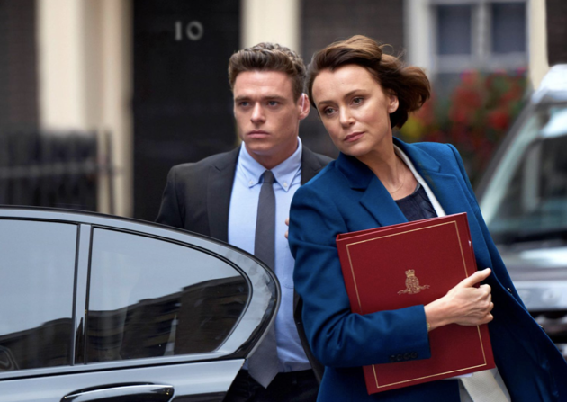 In de hoofdrol : Richard Madden en Keeley Hawes<span class=\