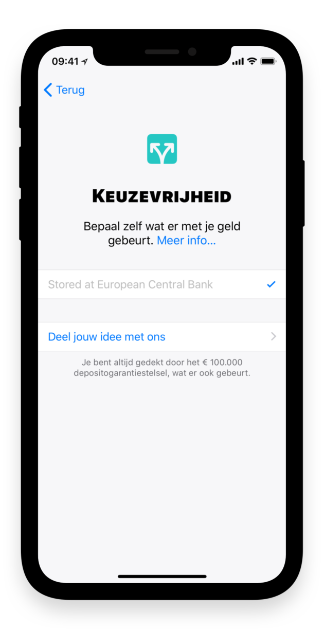 De update van de bunq-app die je laat meedenken over waar je geld voor gebruikt kan worden.