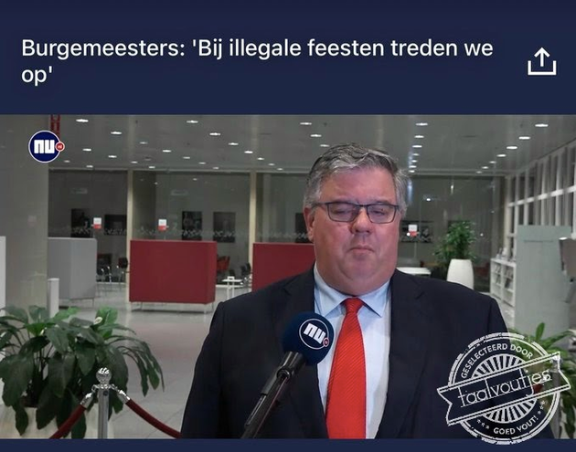 <em>De nummer 2: burgemeesters treden op bij illegale feesten<\/em>