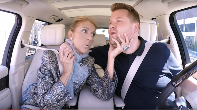 carpool karaoke celine dion