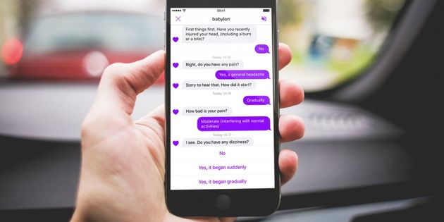 Een chatbot als huisarts\u00a9Babylon