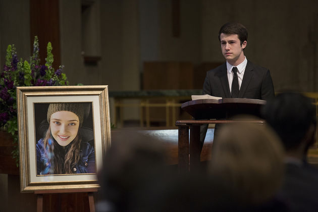 <i>Clay bij het afscheid voor Hannah</i>