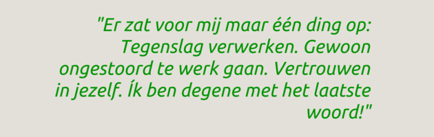 Een quote uit het dagboek van de Mol