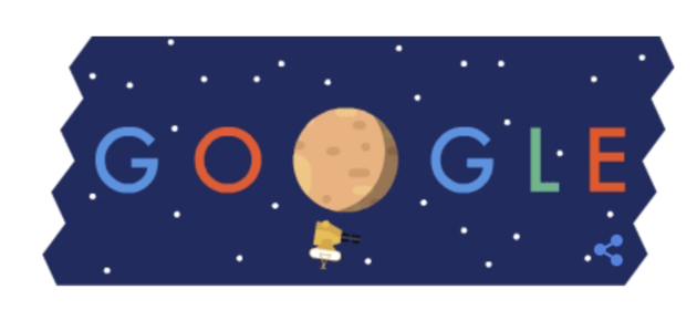 Google haakt zoals altijd in op dit soort gebeurtenissen met een leuke doodle.