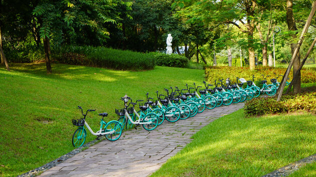 Groene fietsen zonder stekker, zoals het hoort