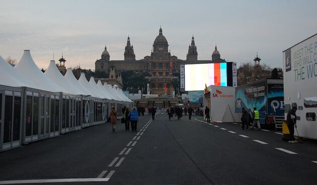 De Fira Montjuic, met het paleis, blijft zonder enige twijfel de mooiste MWC lokatie ooit.