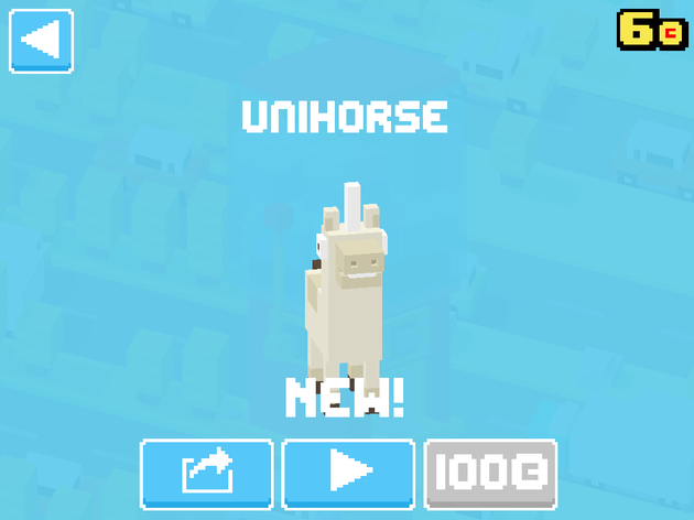 Een nieuw karakter: Unihorse