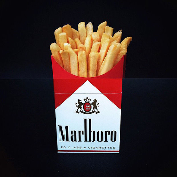 <em>Frietjes + sigaretten<\/em>