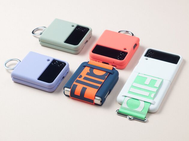 Z Flip3 met trendy accesoires