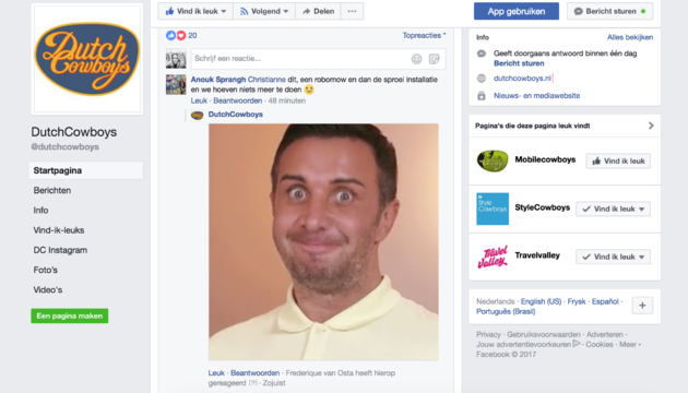 Facebook laat je nu GIF`jes plaatsen in reacties