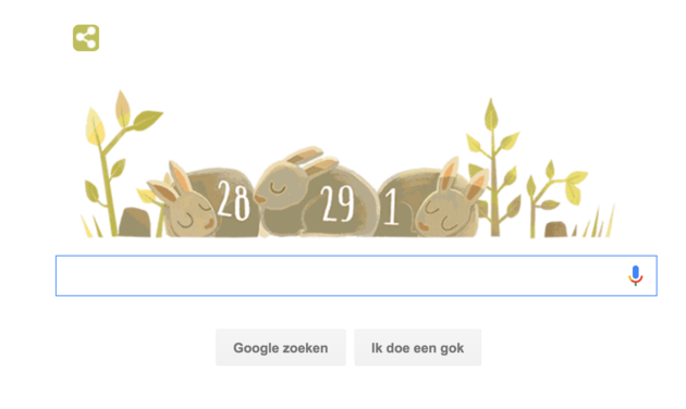 <em>Google heeft natuurlijk weer een Doodle.<\/em>