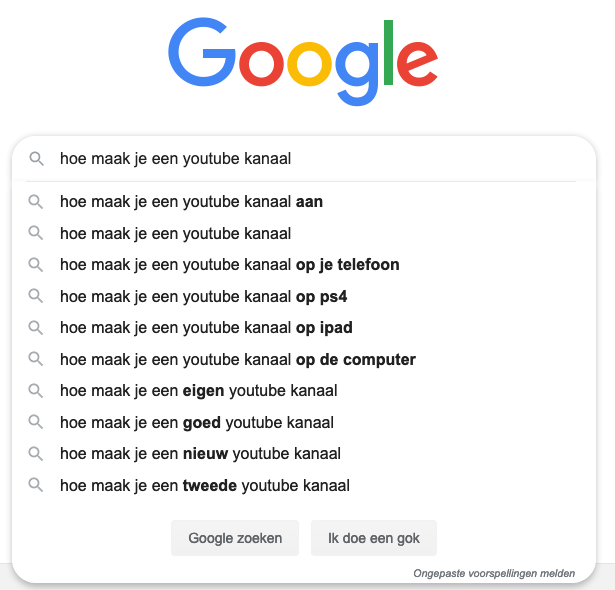 <i>Google suggest</i>