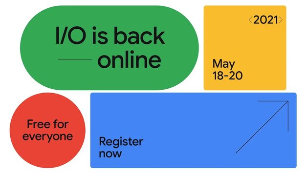 De registratie voor de volledig online editie van Google I\/O is geopend.