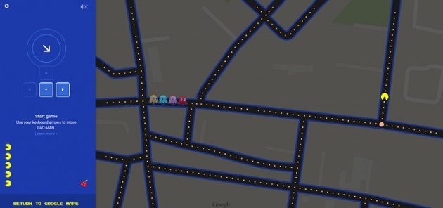 GoogleMapsPacMan