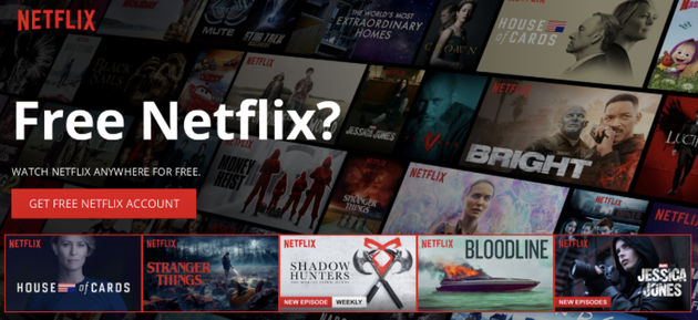 Gratis Netflix, dus niet!