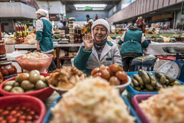 Welkom op de Green Market van Almaty