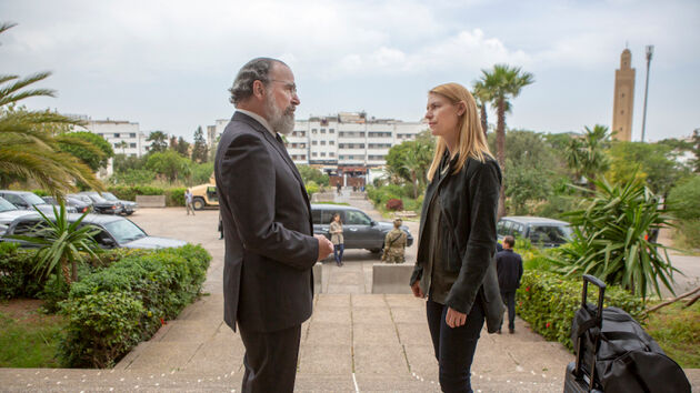 Saul Berenson en Carrie Mathison in het laatste seizoen van Homeland