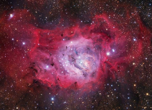 M8, Lagoon Nebula. Fotocredit: Ivan Eder.