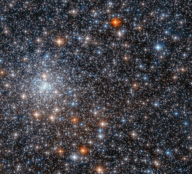 Sterrencluster NGC 6558, gezien door de `ogen` van de Hubble ruimtetelescoop. (Foto: <a href=\