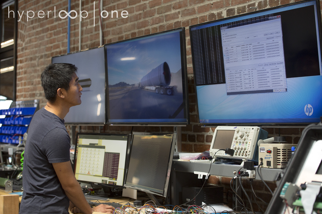 Het kantoor van Hyperloop One.