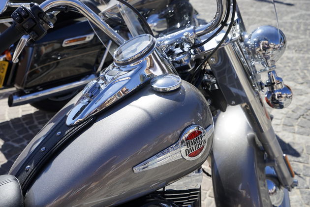 Luxe en een stijl kenmerken Harley-Davidson