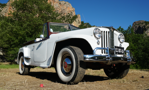 1948 Willys Jeepster ook bekend als de Willys Sport Roadster