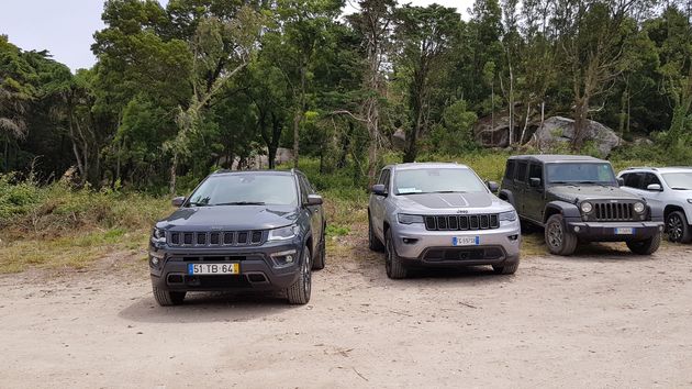Jeep Compass familie in Portugal