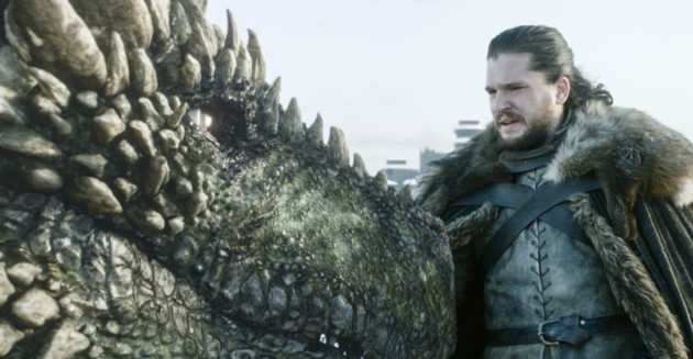 Jon Snow en zijn draak
