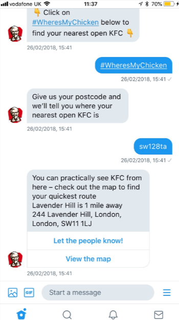 KFC-Screenshot