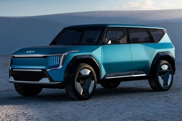 KIA EV9 concept uit 2021