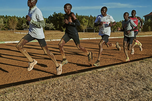 <i>En altijd maar weer trainen</i>