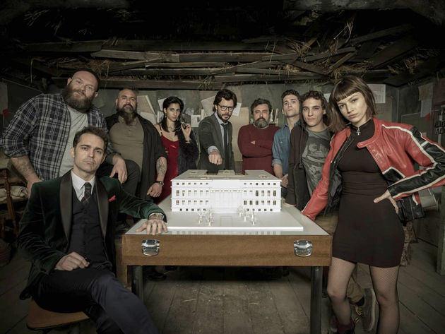 De crew van La Casa de Papel