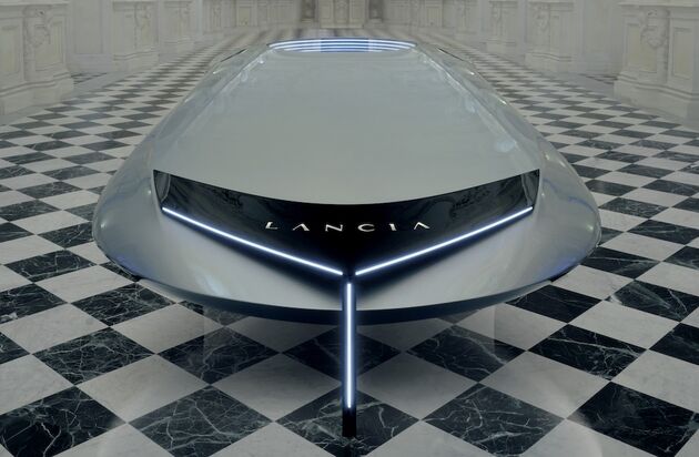 De Pu+Ra Zero sculptuur vormt de basis, of inspiratie, voor nieuwe Lancia`s.