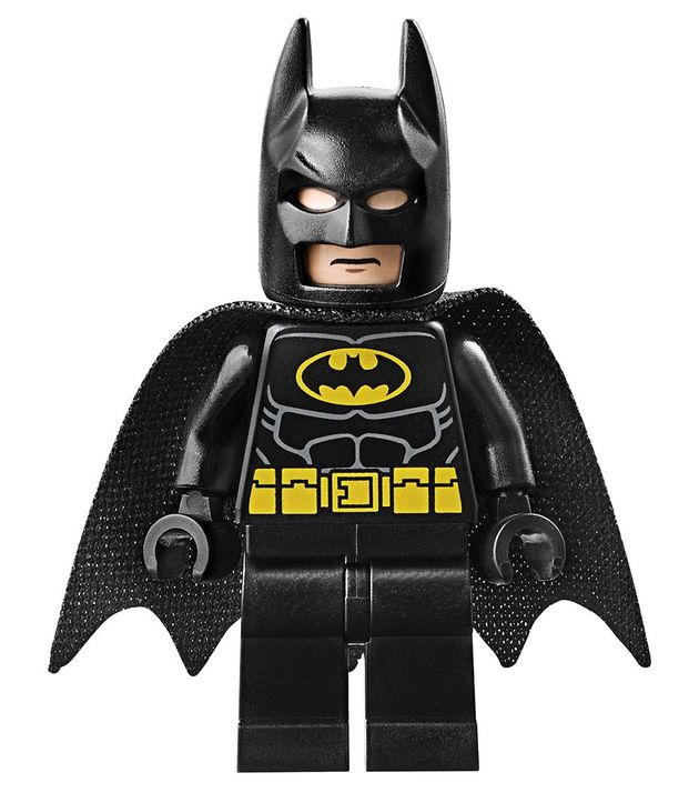 De minifigure van Batman.