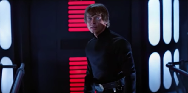 <em>Ook Luke Skywalker in de clip van Hello.<\/em>