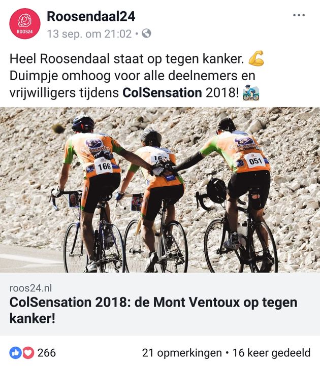 <i>Een advertentie die zorgt voor zowel engegement als verkeer naar de website. </i>