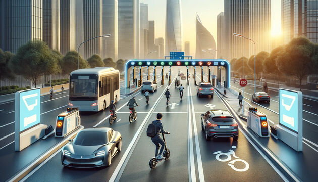 Een beeld wat wij hebben van toekomstige stedelijke mobiliteit, mooi maar niet voldoende