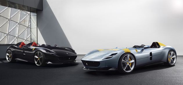 Ferrari Monza SP2 en Ferrari Monza SP1