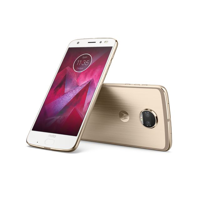 Moto Z2 Force Edition_Front Back (2)_Fine Gold