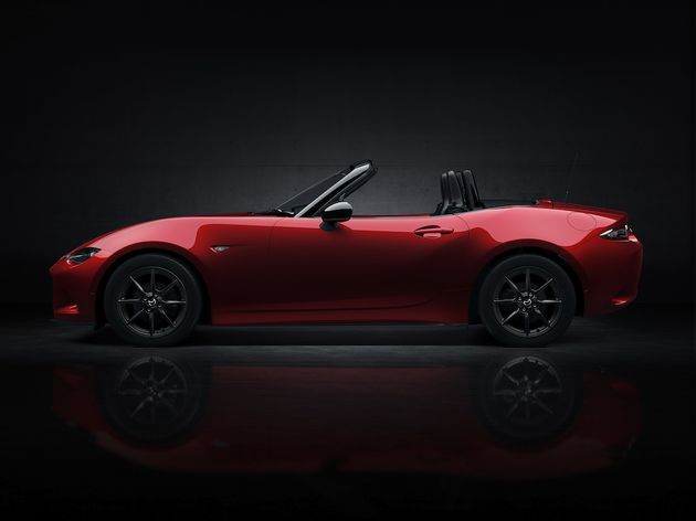 De nieuwe Mazda MX5 die in 2015 op de markt komt