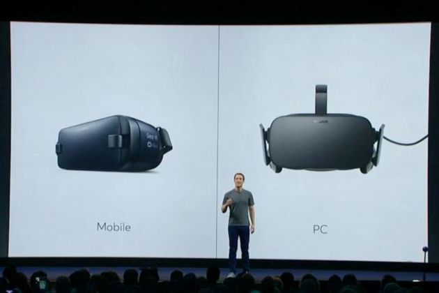 Zuckerberg op de Oculus Connect conferentie.