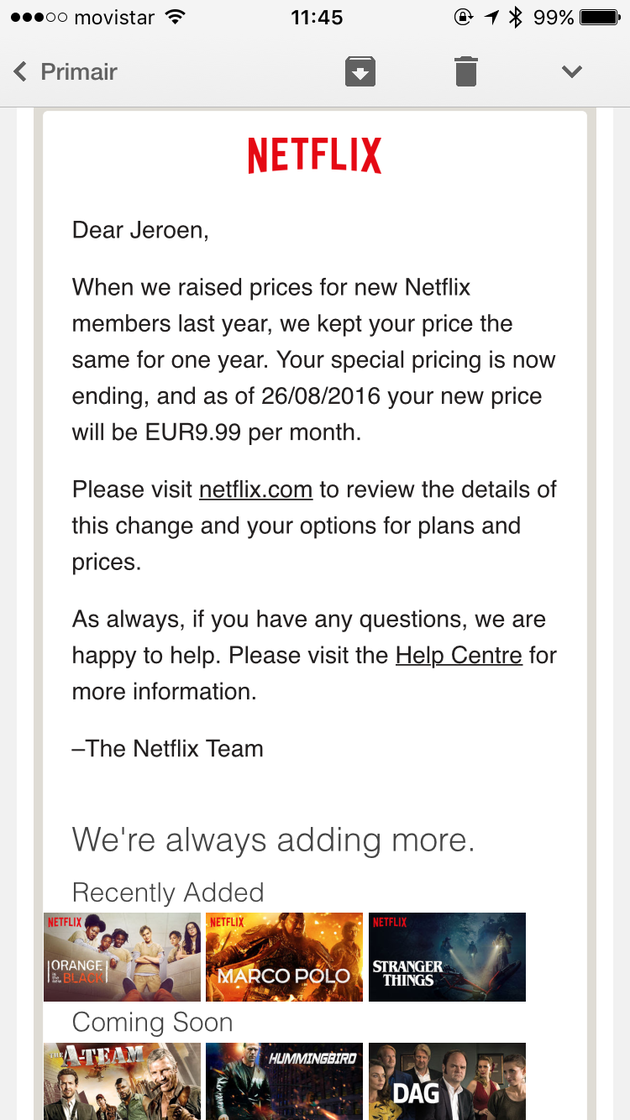Netflix-abonnement