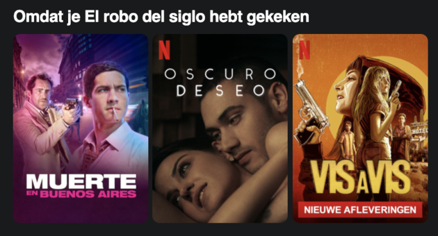 Nee Netflix, die serie heb ik maar voor 15 minuten bekenen..