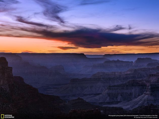 <em>Grand Canyon at Grand Sunset \/ \nPhoto by Anuj Sahai\n<\/em>