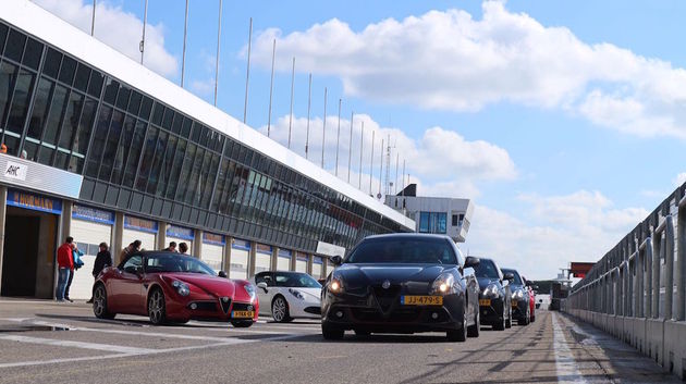 De nieuwe Alfa Romeo Giulietta meets het circuit van Zandvoort