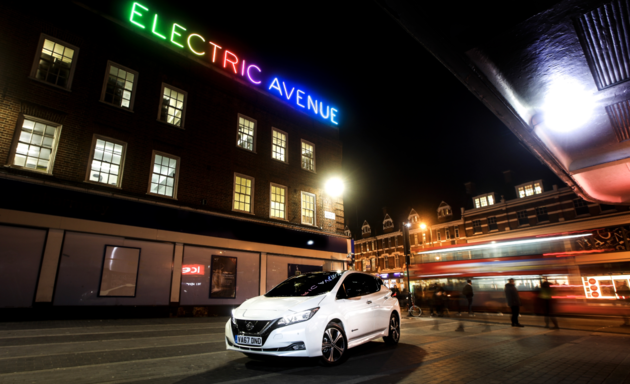 Nissan Leaf Electric avenue
