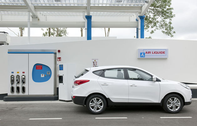 Waterstoftankstation bij Rhoon