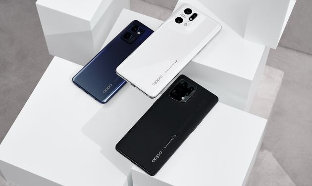 De drie nieuwe Oppo`s van de Find X5 series